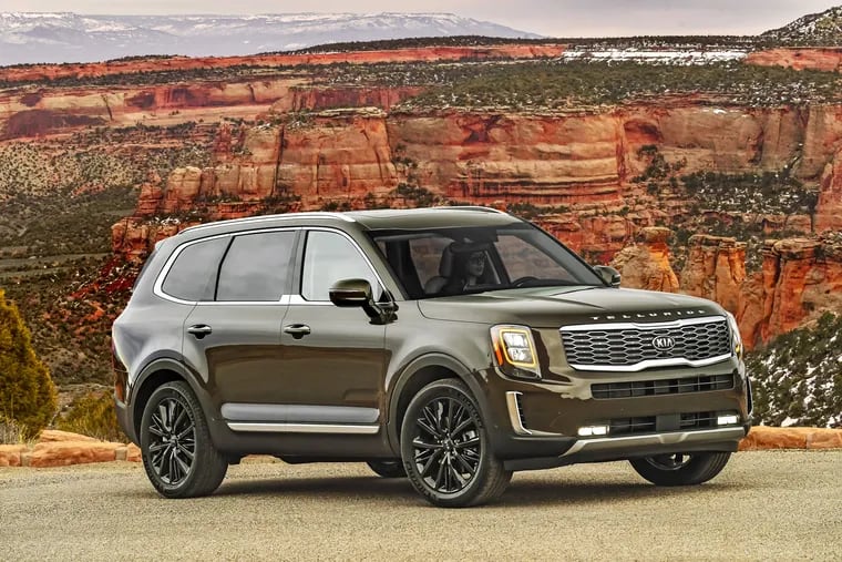 The 2020 Kia Telluride takes a boxy approach to the three-row midsize SUV. It’s hard to keep from seeing an old International Travelall.