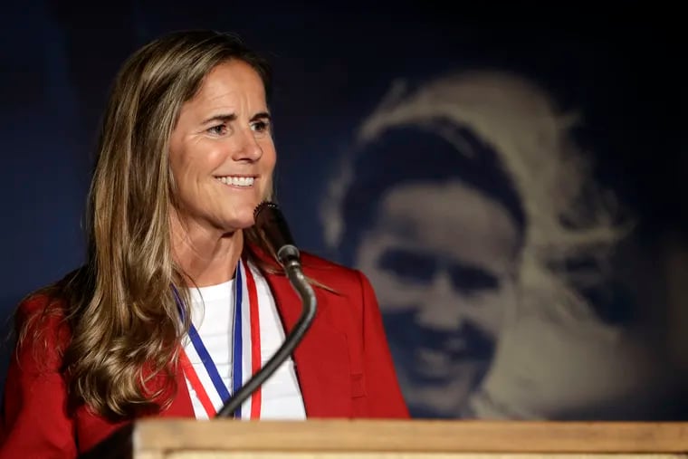 1999 Women's World Cup champion Brandi Chastain was inducted into the National Soccer Hall of Fame in 2016.