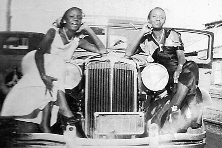 Cousins Ella Mann Livingston and Dorothy Gordon Thompson in Ocean City's Black community known as the Westside. Its history is detailed in the new book, "The Westside: Ocean City in True Color" by Loretta Thompson Harris.