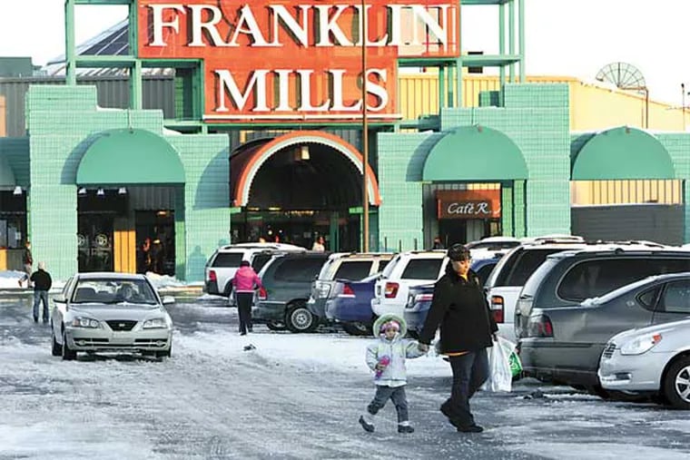 The biggest tax decrease for a single parcel - 60 percent - is expected to go to the investors group that owns Franklin Mills Mall. (File photo)