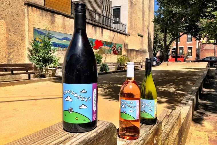 A trio of Cochonnet wines from France, a collaboration between a local distributor and Philadelphia restaurateurs, including pizza king, Joe Beddia.
