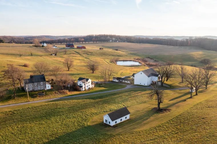 A view of Providence Road within the Kirkwood Farm property in Willistown Township, Chester County. Long owned by members  of the Rockefeller family, the 200-acre site has been sold to a private buyer, and conservationists are optimistic it will be protected from major development.