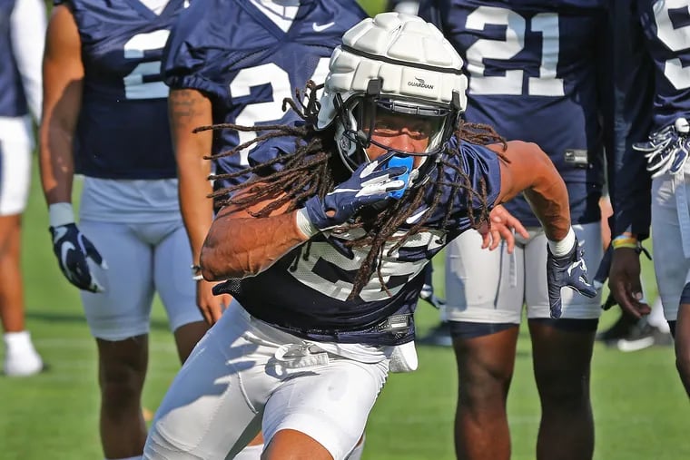 Penn State football safety Jonathan Sutherland was criticized for his hair.