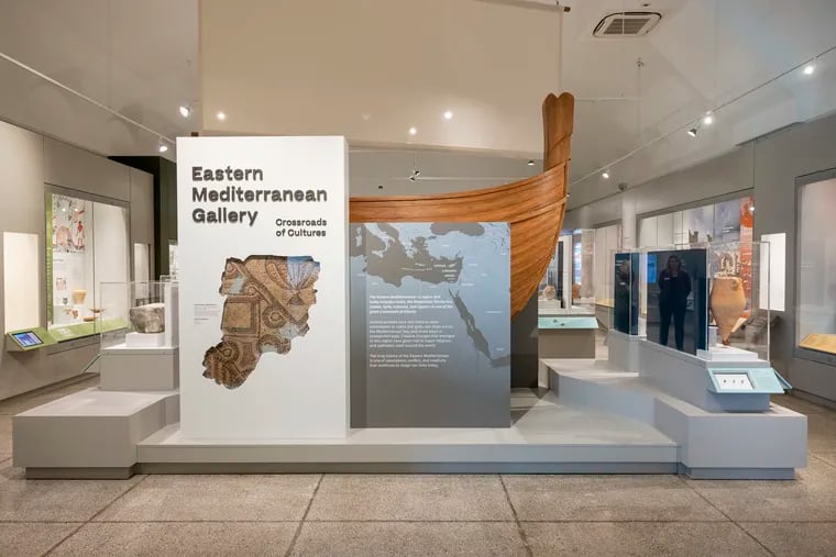 Entrance display, for the new Eastern Mediterranean Gallery, "Crossroads of Cultures" at the University of Pennsylvania Museum of Archeology and Anthropology.