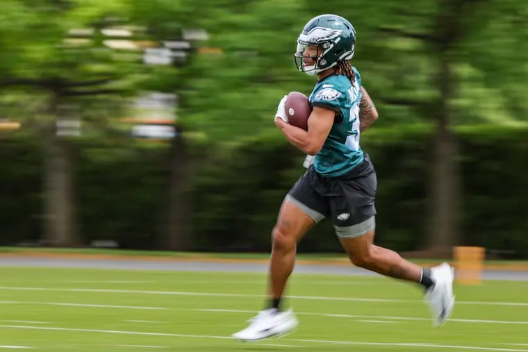 Running back Kendall Milton is among the newest Eagles.