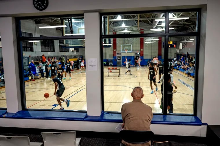 April 25, 2022: Watching the Albert C. Donofrio Classic at the Conshohocken Community Center. NBA stars Kobe Bryant and Kyrie Irving were among the high school boys' basketball players who played previously in the postseason tournament that features the best high school players in the Philadelphia-South Jersey region and elsewhere.