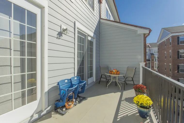 On the market Philly townhouse in gated Naval Square community for