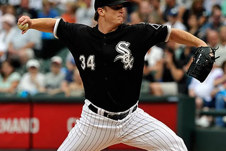 White Sox pitcher Gavin Floyd started in the Phillies' farm system. (Jim Prisching/AP file photo)