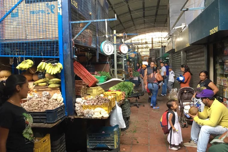 "The situation is critical," says Nancy Rodríguez, who runs a produce stand at the Quinta Crespo market in Caracas, Venezuela.