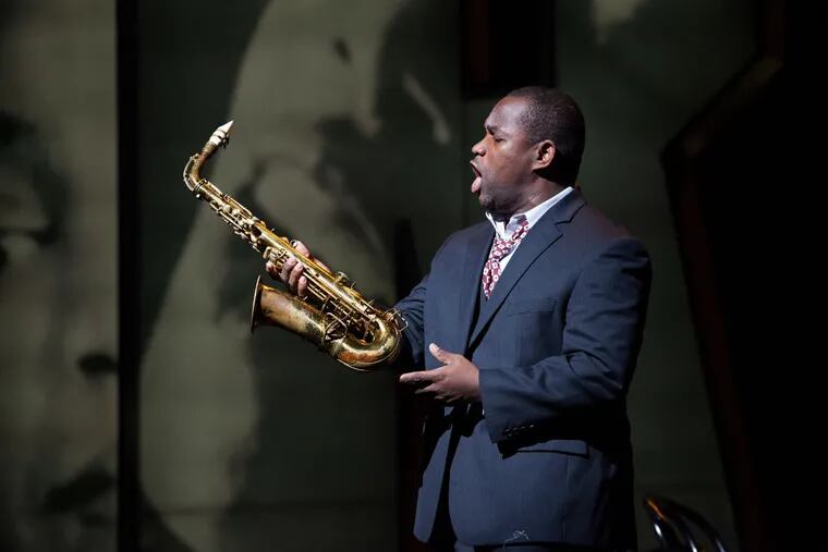 Tenor Lawrence Brownlee as Charlie Parker in the world premiere of "Yardbird" at the Apollo Theatre, New York. Photo: Sofia Negron/Opera Philadelphia