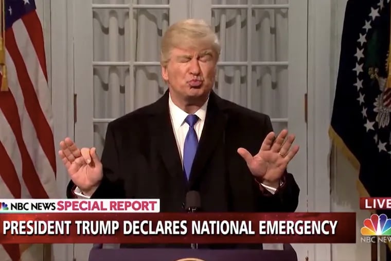 Alec Baldwin as President Donald Trump on "Saturday Night Live." (NBC)
