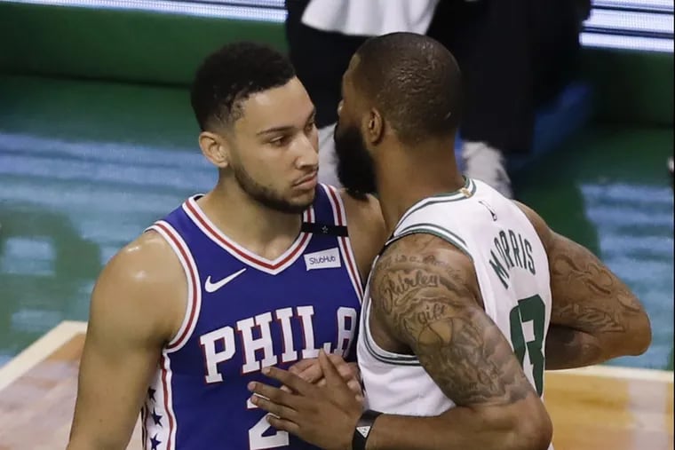 Philadelphia 76ers guard Simmons just looked overmatched against the Boston Celtics in Game 2 of their playoff series.