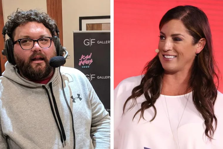 Former WIP host Josh Innes has once against been suspended, while ESPN’s Sarah Spain reminded followers about a fake caller controversy at The Fanatic.