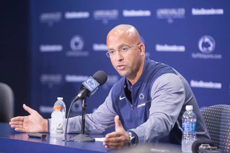 James Franklin is on the recruiting trail.