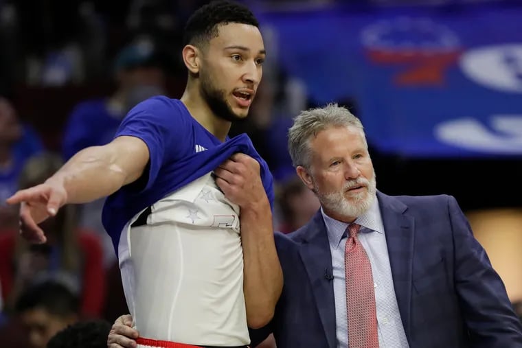 Sixers coach Brett Brown and guard Ben Simmons have talked about getting Simmons' game ready for the playoffs, and that includes expanding the range of his shots.