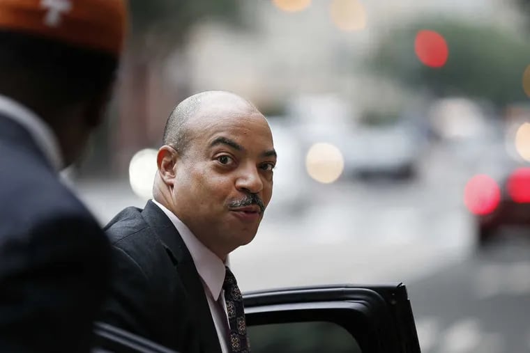 DA Seth Williams arrives at the federal courthouse in Philadelphia, PA on June 27, 2017. It is the sixth day of Williams’ corruption trial.