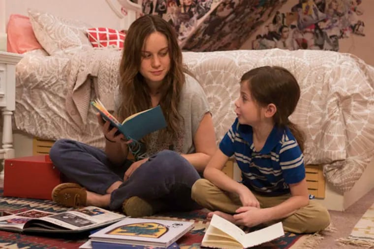 Brie Larson and Jacob Tremblay live as hostages in ‘Room.’