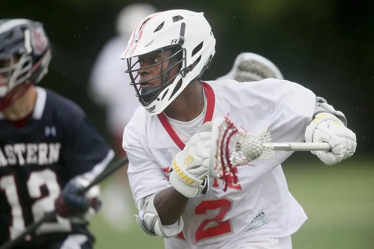 Bryce Reece scored five goals for Lenape in a win over Washington Township.