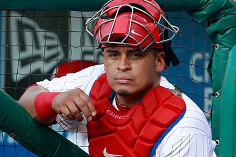 Phillies catcher Carlos Ruiz is basking in the glow of being at his first ever All-Star Game. (Yong Kim/Staff Photographer)