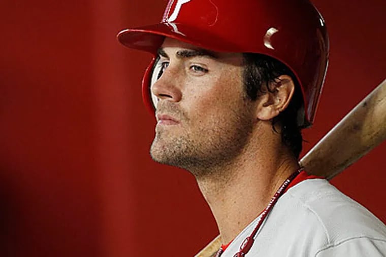 Cole Hamels has a 3.39 ERA in seven seasons with the Phillies. (AP Photo/Ross D. Franklin)