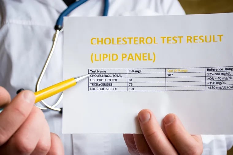 Cholesterol is a waxy substance that's found in the fats in your blood. When you have high cholesterol, you may develop fatty deposits in your blood vessels, which eventually could make it difficult for enough blood to flow through your arteries. (Dreamstime/TNS)