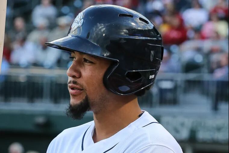 Lehigh Valley SS J.P. Crawford was co-offensive player of the month among Phillies minor leaguers.