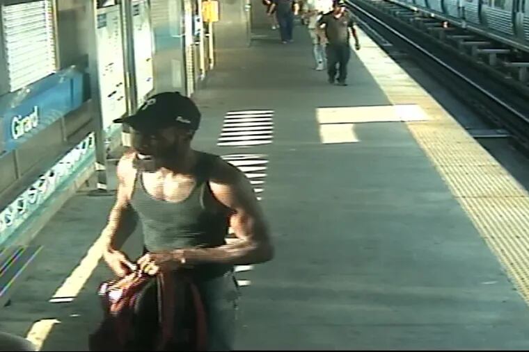Police are looking for a suspect in an armed robbery at Girard Station on Friday.