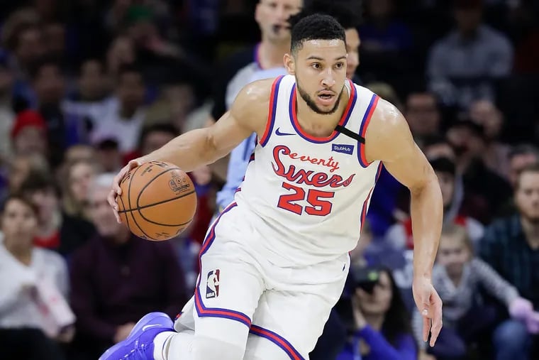 Sixers guard Ben Simmons, shown in February, may not be able to lead a team to an NBA title.