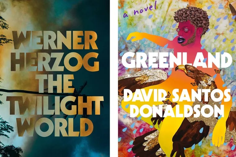 "Twilight World" by Werner Herzog and "Greenland" by David Santos Donaldson.