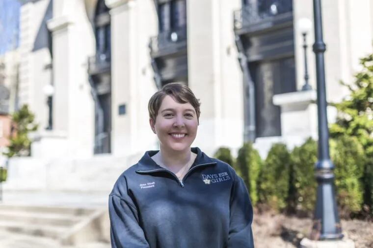 Jess Strait is the president of the Days for Girls club at Penn State.