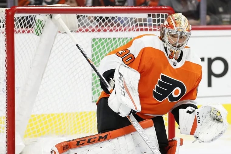 Flyers goaltender Michal Neuvirth, who was injured in a Feb. 18 game, is getting close to returning to the lineup.