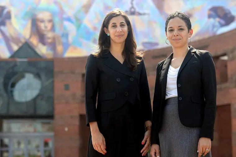 Lawyers Lauren Fine, left, and Joanna Visser Adjoian created a start-up nonprofit, Youth Sentencing and Re-entry Project to help defense attorneys understand how to represent clients in cases where kids are charged as adults.  ( BEN MIKESELL / Staff Photographer )
