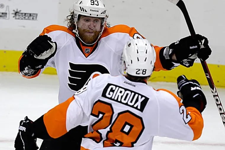 The Flyers scored nearly a half-goal less per game during the shortened season. (Gene J. Puskar/AP)