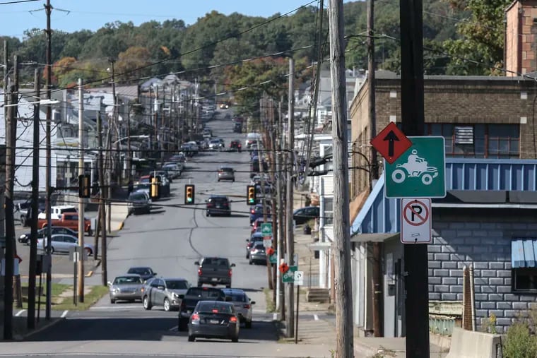 ATV signage has appeared in downtown Shamokin, a former coal town in Northumberland County, Pa  It recently began allowing dirt bikes and ATVs from a nearby off-road park to enter the city, on certain streets, in an effort to bolster local businesses.