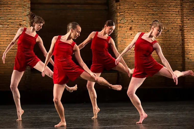 Dancers from Pam Tanowitz Dance Company will perform their Philadelphia debut at the Annenberg Center for the Performing Arts on Thursday, Oct. 15, in a performance streamed live to a virtual audience.