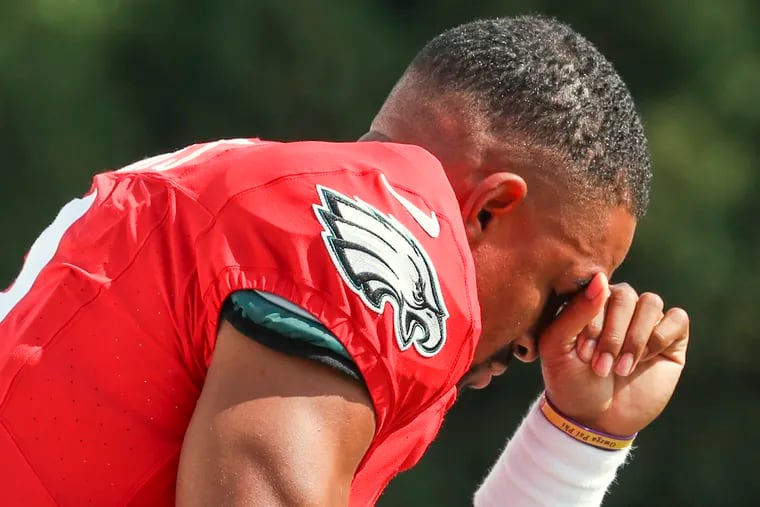 The Eagles are hoping quarterback Jalen Hurts is the answer to their QB prayers.