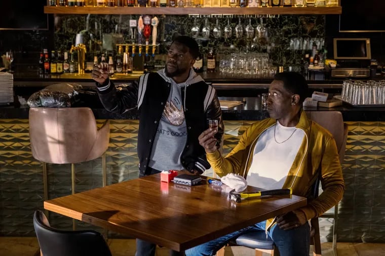 (L to R) Kevin Hart as Kid, Wesley Snipes as Carlton in True Story. Cr. Adam Rose/Netflix Â© 2021