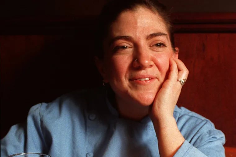 Trish Morrissey in 1999, when she was chef at Philadelphia Fish & Co.