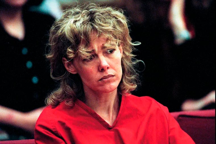 In this Feb. 6, 1998 photo, Mary Kay Letourneau listens to testimony during a court hearing in Seattle.