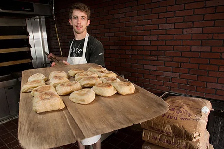 Pete Merzbacher, founder of Philly Muffin at his bakery in Philadelphia on Wednesday, June 25, 2014.