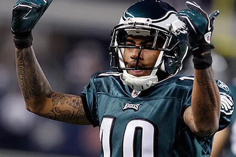 "The way I'm out there putting it in, something's got to happen," DeSean Jackson said. (Ron Cortes/Staff Photographer)