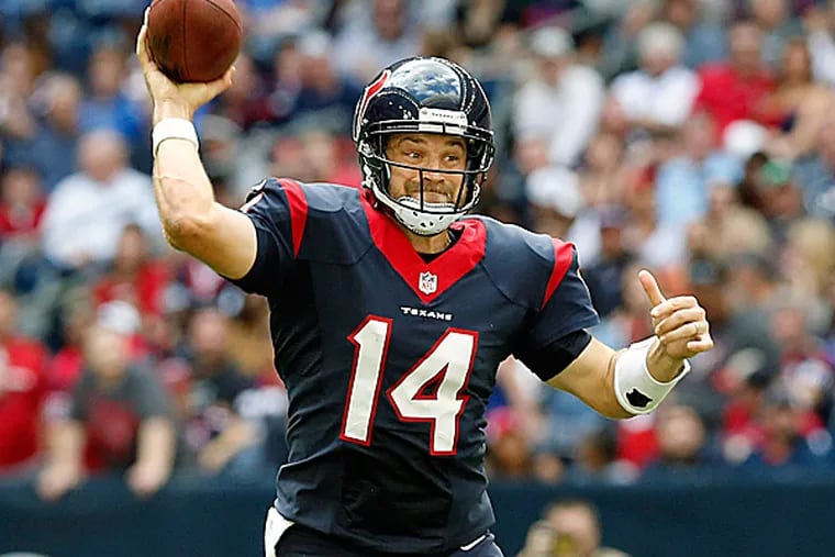 Texans quarterback Ryan Fitzpatrick. (Matthew Emmons/USA Today Sports)