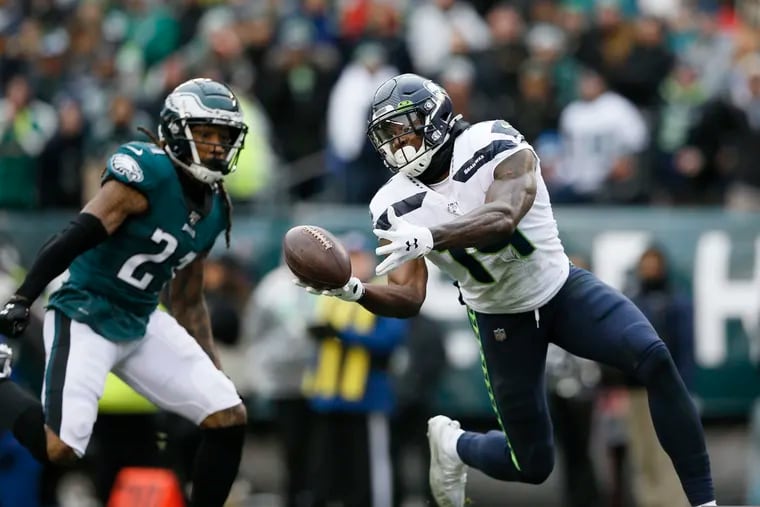 Here comes that man again. Seattle wide receiver DK Metcalf, who had seven catches for 160 yards in a playoff victory over the Eagles in January, will visit Lincoln FInancial Field on Monday (8:15 p.m., ESPN).
