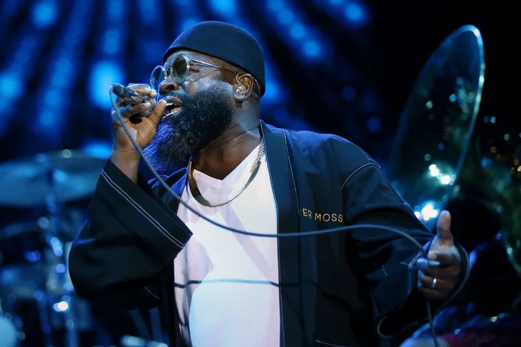 Black Thought performs with The Roots during the Roots Picnic last June at the Mann Center. He and Questlove have added powerful new narration to a video of the band's 2017 protest song, “It Ain’t Fair.”