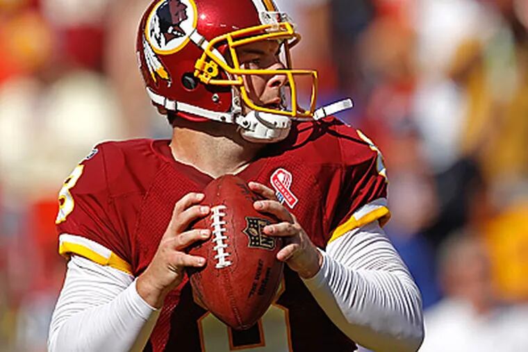 Rex Grossman and the Redskins are off to a 3-1 start. (AP Photo)