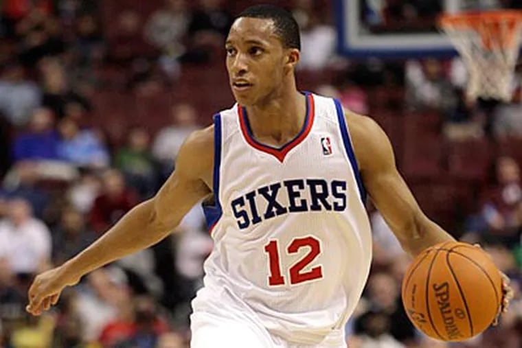 "My head was spinning, that's for sure," Evan Turner said of his rookie season with the 76ers. (Yong/Staff file photo)