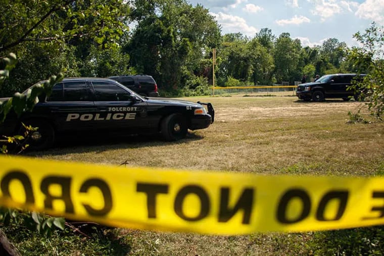 Folcroft police declined to comment on the FBI's finding of a body in Prospect Park. The FBI would not confirm whether the body was that of missing 11-year-old Laquan Lattimore. (CHRIS FASCENELLI / For The Inquirer)
