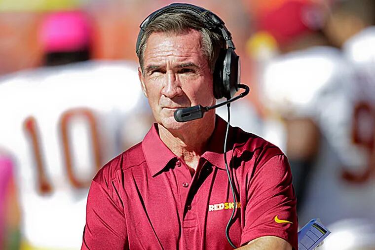 Redskins coach Mike Shanahan. (Joe Mahoney/AP)