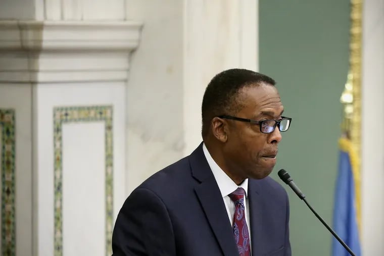City Council President Darrell Clarke presides over a City Council meeting at City Hall in Philadelphia on Thursday, Oct. 31, 2019.