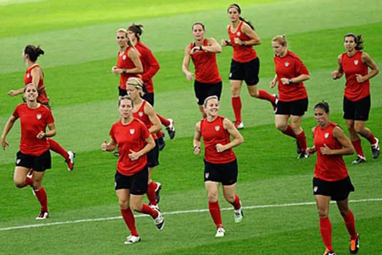 The U.S. women's soccer team will play Japan for the Women's World Cup on Sunday. (Marcio Jose Sanchez/AP)